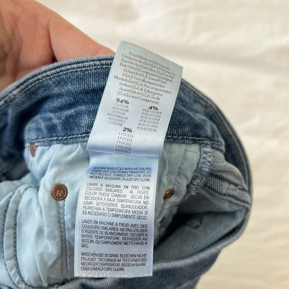 MOTHER | SZ 28 | Lot 2 Looker Ankle Fray | Clean Sweep Skinny | Fingerprints - Picture 13 of 15